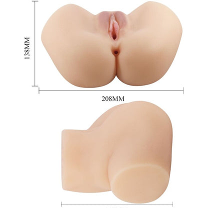 CRAZY BULL - REALISTIČEN VIBRATOR VAGINE IN ANUSA HAILEY