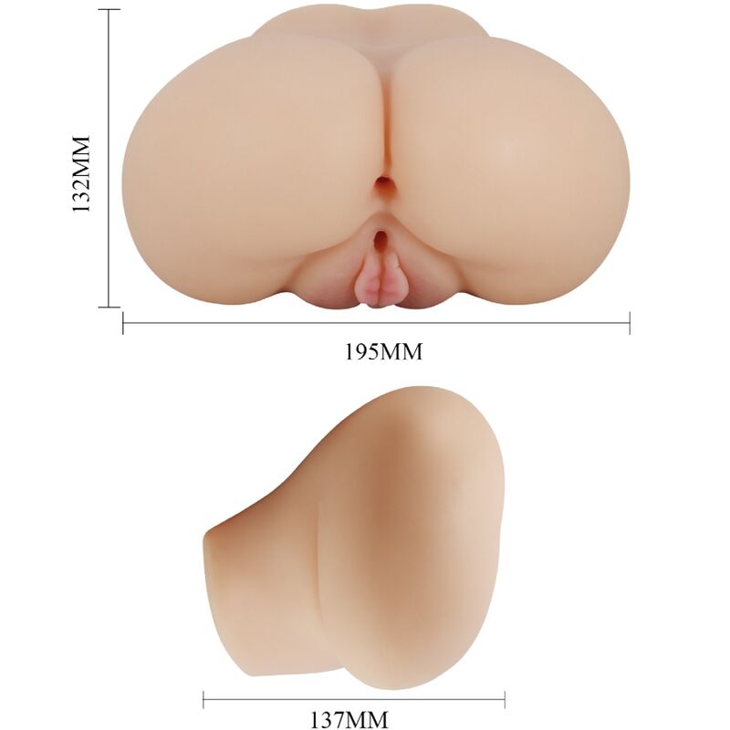 CRAZY BULL - REALISTIČEN VIBRATOR VAGINA IN ANUS LUNA