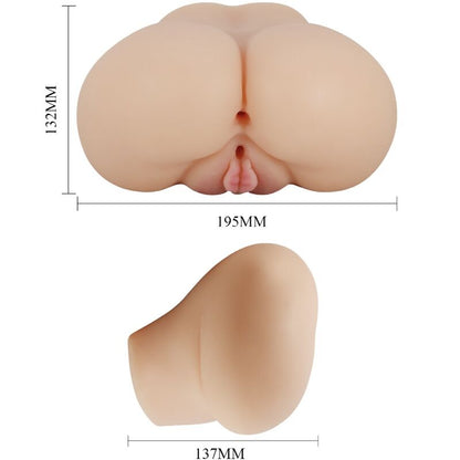 CRAZY BULL - REALISTIČEN VIBRATOR VAGINA IN ANUS LUNA
