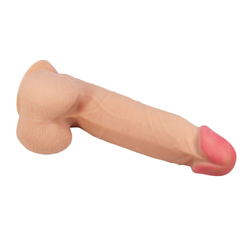 PRETTY LOVE - SERIJA DRSNIH KOŽ REALISTIČNI DILDO Z DRSNO KOŽNO PRISESKO 21,8 CM
