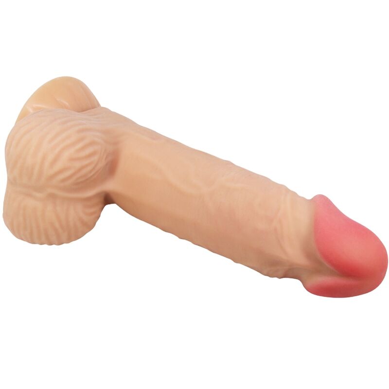PRETTY LOVE - SERIJA DRSNIH KOŽ REALISTIČNI DILDO Z DRSNO KOŽNO PRISESKO 20,6 CM