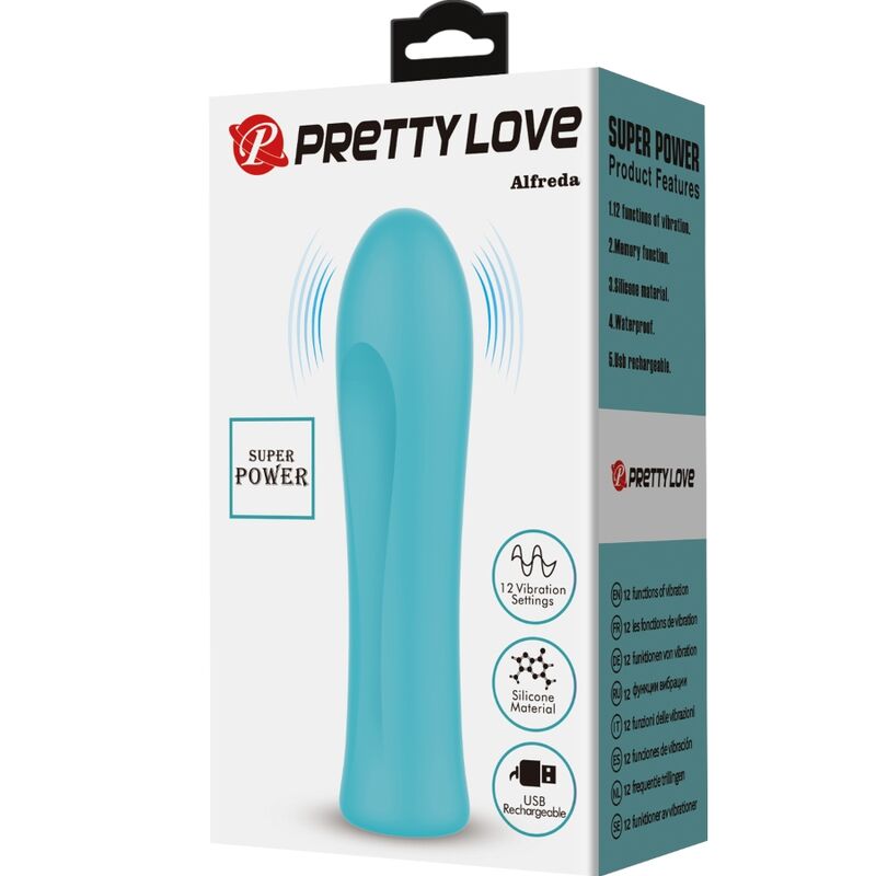 Manjši vibrator Pretty Love - Alfreda, modra