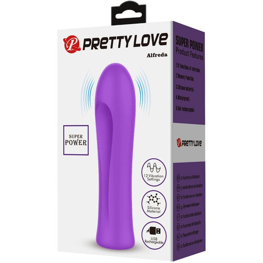 Manjši vibrator Pretty Love - Alfreda, vijolična