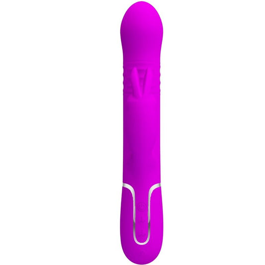 PRETTY LOVE - COALE ZAJČJI VIBRATOR PEARLS VIJOLIČNA