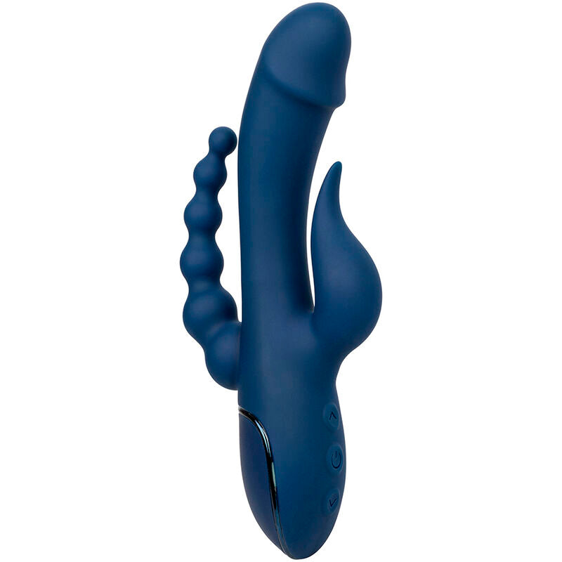 CALEXOTICS - VIBRATOR TROJNI ORGAZEM MODRI