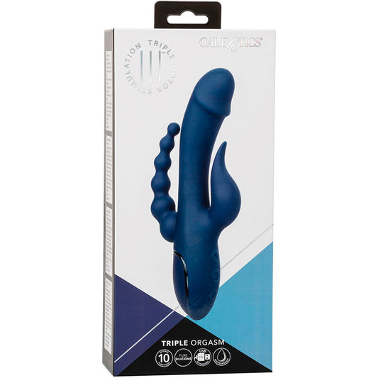CALEXOTICS - VIBRATOR TROJNI ORGAZEM MODRI