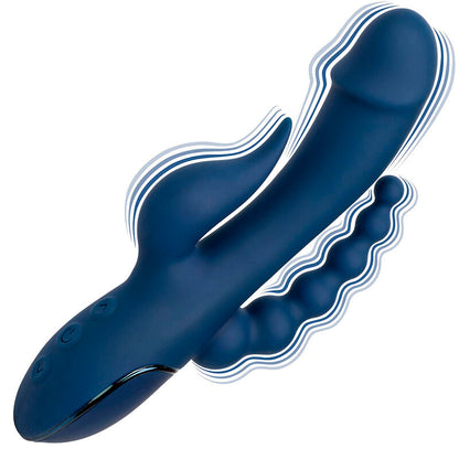 CALEXOTICS - VIBRATOR TROJNI ORGAZEM MODRI
