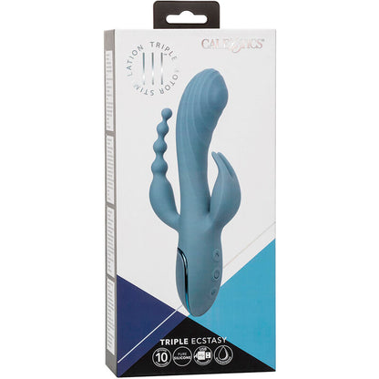 CALEXOTICS - VIBRATOR TROJNA EKSTAZA SIVA
