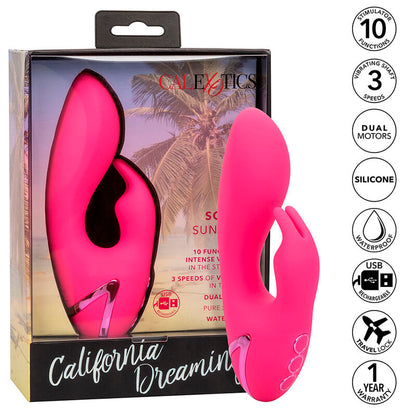 CALEXOTICS - TAKO. CAL SUNSHINE VIBRATOR RABBIT FUCHSIA BY CALIFORNIA DREAMING