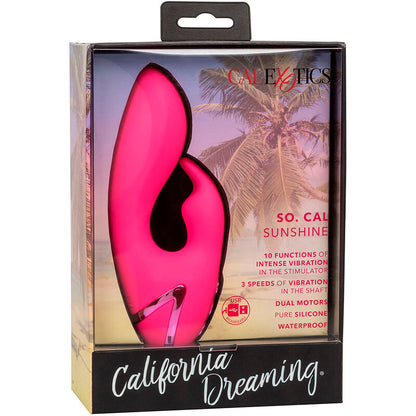 CALEXOTICS - TAKO. CAL SUNSHINE VIBRATOR RABBIT FUCHSIA BY CALIFORNIA DREAMING