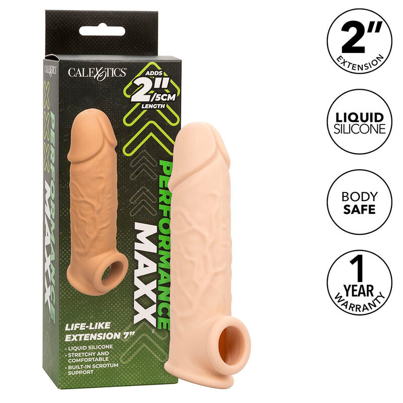CALEXOTICS - PERFORMANCE MAXX LIFE-LIKE PODALJŠEK 7 SVETLA KOŽA