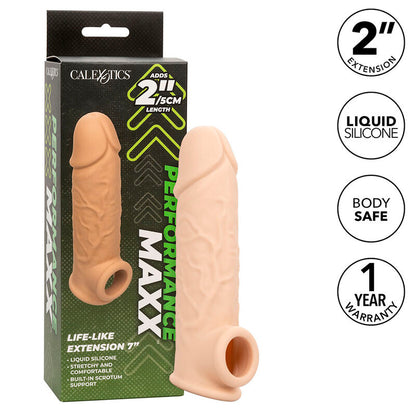 CALEXOTICS - PERFORMANCE MAXX LIFE-LIKE PODALJŠEK 7 SVETLA KOŽA