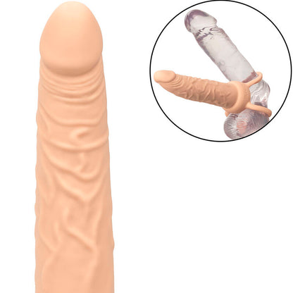 CALEXOTICS - PERFORMANCE MAXX POLNILNI DVOJNI PENETRATOR SVETLOBE KOŽE