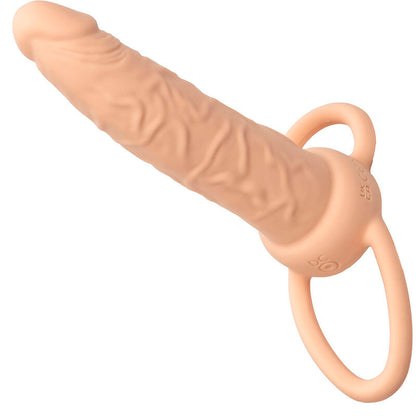 CALEXOTICS - PERFORMANCE MAXX POLNILNI DVOJNI PENETRATOR SVETLOBE KOŽE