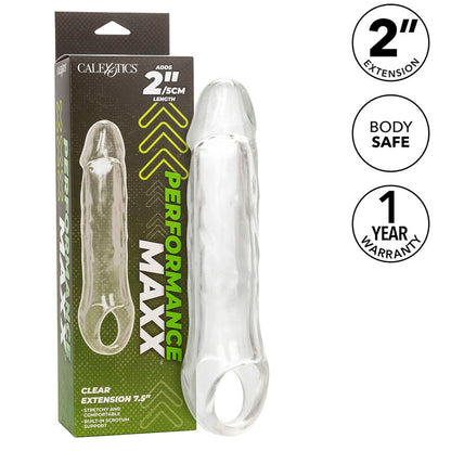 CALEXOTICS - PERFORMANCE MAXX CLEAR PODALJŠEK 7,5 TRANSPARENTEN
