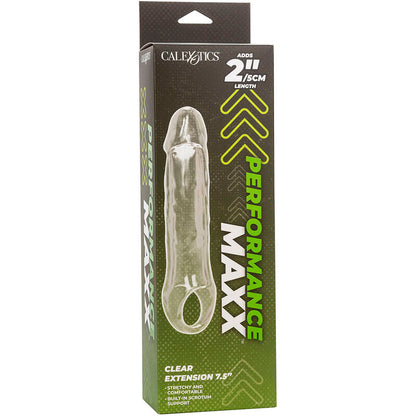 CALEXOTICS - PERFORMANCE MAXX CLEAR PODALJŠEK 7,5 TRANSPARENTEN