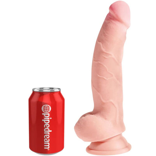 KING COCK - DILDO S TROJNO GOSTOTO 18,4 CM