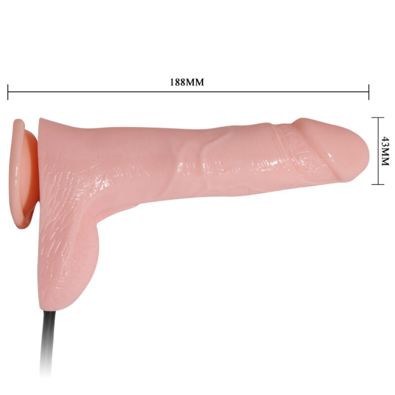 BAILE - NAPIHLJIV REALISTIČEN DILDO S PRISESKOM 15 CM