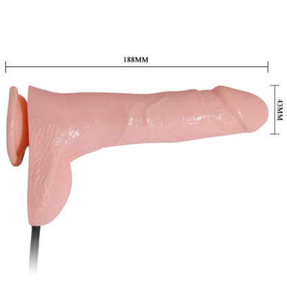 BAILE - NAPIHLJIV REALISTIČEN DILDO S PRISESKOM 15 CM