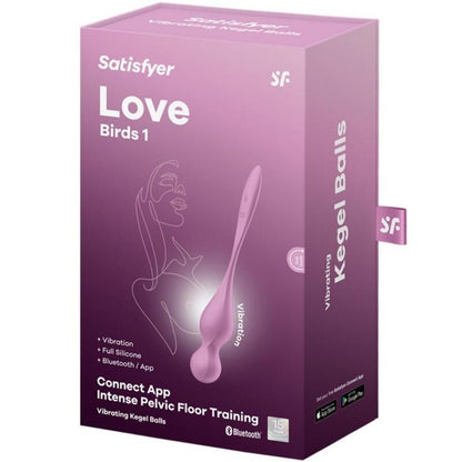 Vibracijske kroglice Satisfyer - Love Birds, roza