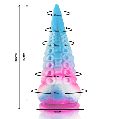 EPIC - PHORCYS BLUE TENTACLE DILDO VELIKA VELIKOST
