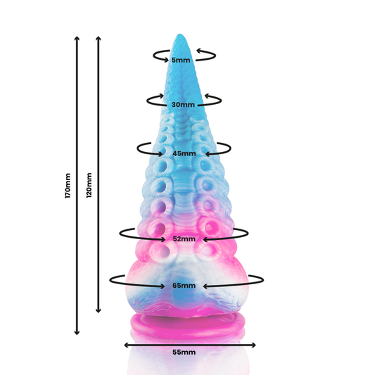 EPIC - PHORCYS BLUE TENTACLE DILDO MAJHNA VELIKOST