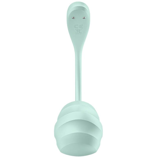 Vibracijski jajček Satisfyer - Smooth Petal, zelena