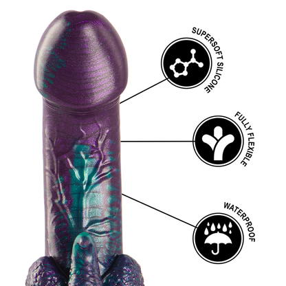 EPIC - BASILISK DILDO DVOJNI LUSKASTI UŽITEK MAJHNA VELIKOST