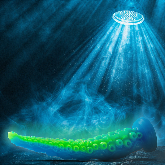 EPIC - SCYLLA FLUORESCENČNI TANEK ŠČEGETAVČEK DILDO VELIKE VELIKOSTI