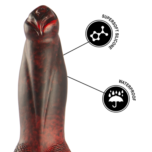 EPIC - PROMETHEUS DILDO TITAN V PLAMENIH DALJINSKI UPRAVLJALNIK ZA POLNJENJE