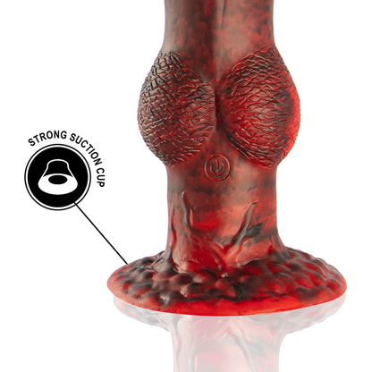 EPIC - PROMETHEUS DILDO TITAN V PLAMENIH DALJINSKI UPRAVLJALNIK ZA POLNJENJE