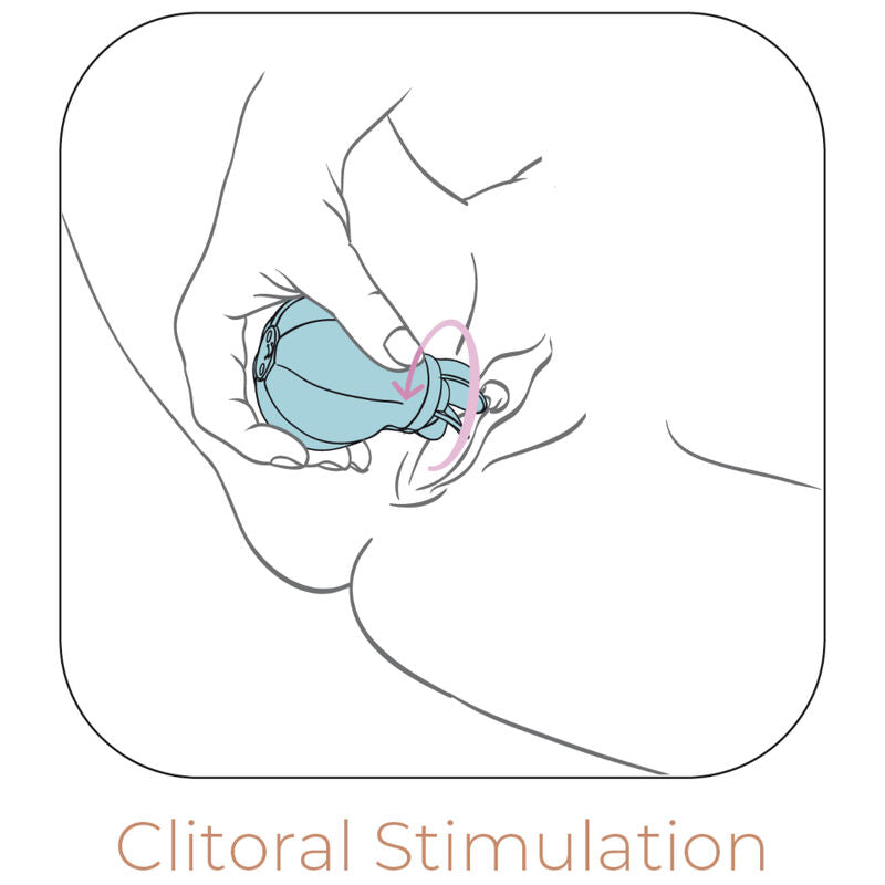 Stimulator klitorisa Adrien Lastic Caress, modra