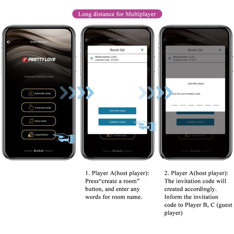 PRETTY LOVE - ETHAN VIBRATOR ZA POLNJENJE LILA