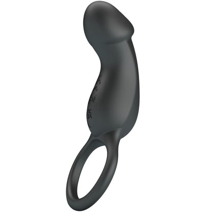 Vibracijski obroček za penis Pretty Love - Trae, črna