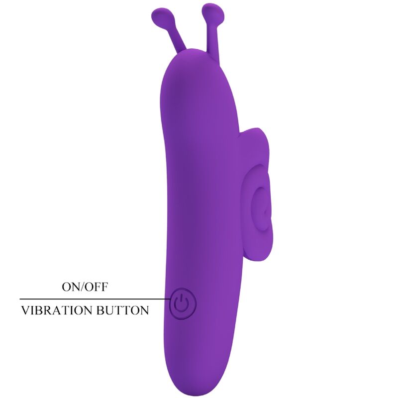 LEPA LJUBEZEN - POLŽ MOČAN VIJOLIČNI STIMULATOR ZA PRSTE