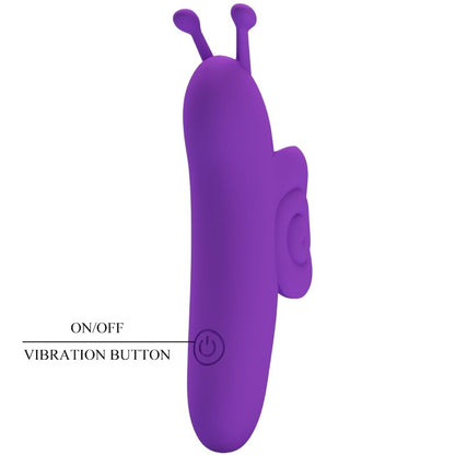 LEPA LJUBEZEN - POLŽ MOČAN VIJOLIČNI STIMULATOR ZA PRSTE