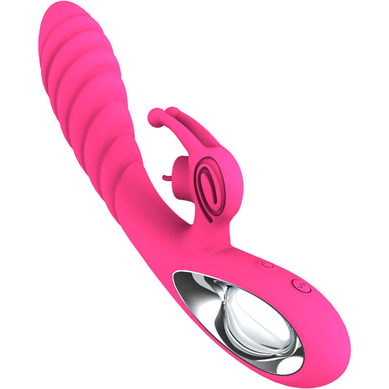 ARMONY - VICKY RABBIT VIBRATOR S FUKSIJSKIM OBROČKOM ZA JEZIK
