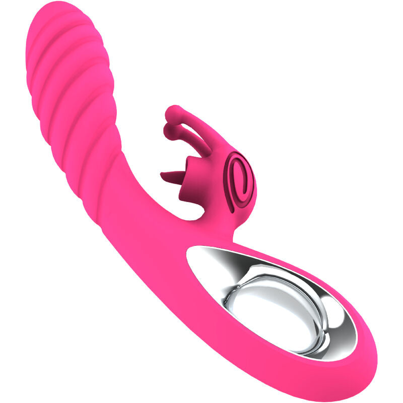 ARMONY - VICKY RABBIT VIBRATOR S FUKSIJSKIM OBROČKOM ZA JEZIK
