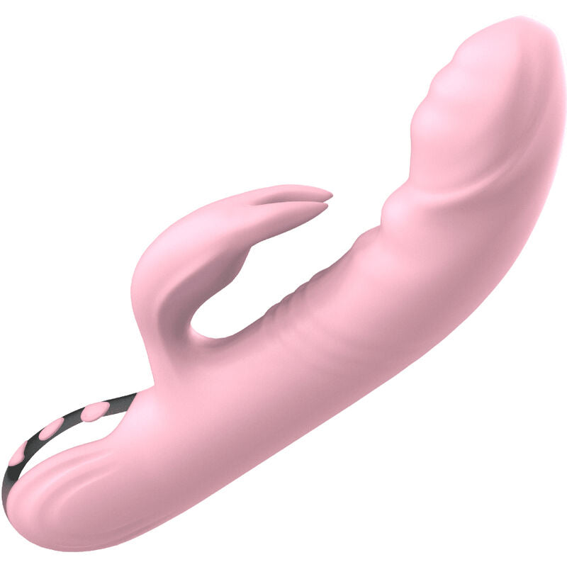 ARMONY - POPOLNOMA PRSTNI ZAJČJI VIBRATOR ROZA TOPLOTNI UČINEK