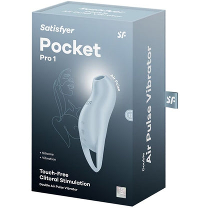 Stimulator klitorisa Satisfyer - Pocket Pro 1, modra