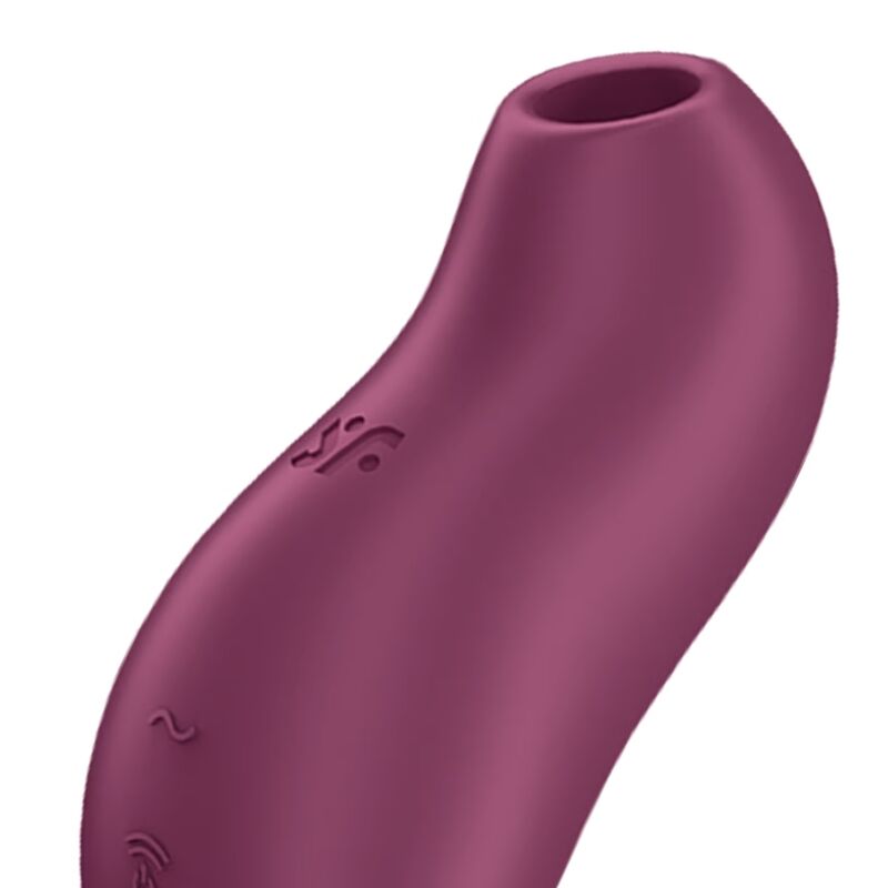 Stimulator klitorisa Satisfyer - Pocket Pro 1, rdeča