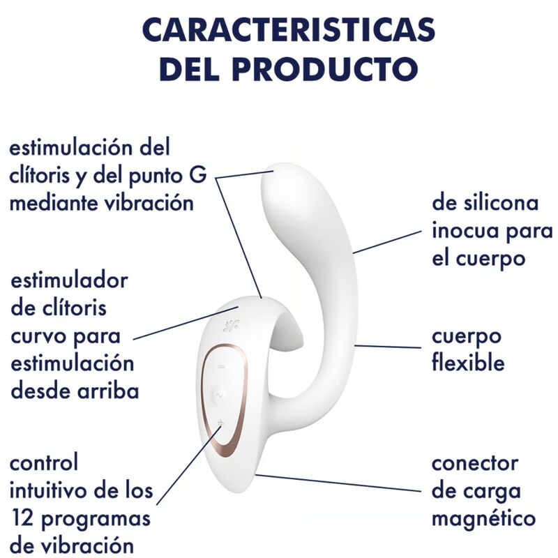 Zajčji vibrator Satisfyer - G za boginjo 1, bela