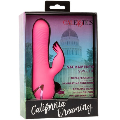 CALEXOTICS - VIBRATOR SACRAMENTO SWEETIE RABBIT PINK S CALIFORNIA DREAMING