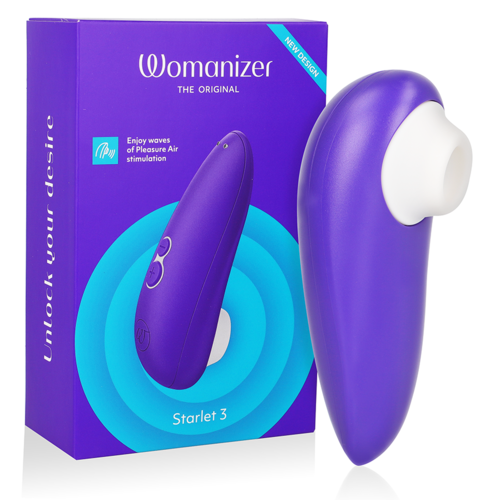 Stimulator klitorisa Womanizer - Starlet 3, vijolična