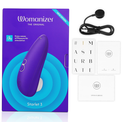 Stimulator klitorisa Womanizer - Starlet 3, vijolična