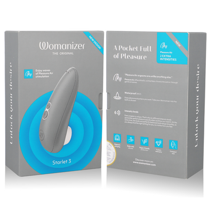 Stimulator klitorisa Womanizer - Starlet 3, siva