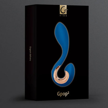 G-VIBE - GPOP 2 G IN P TOČKOVNI VIBRATOR INDIGO BLUE