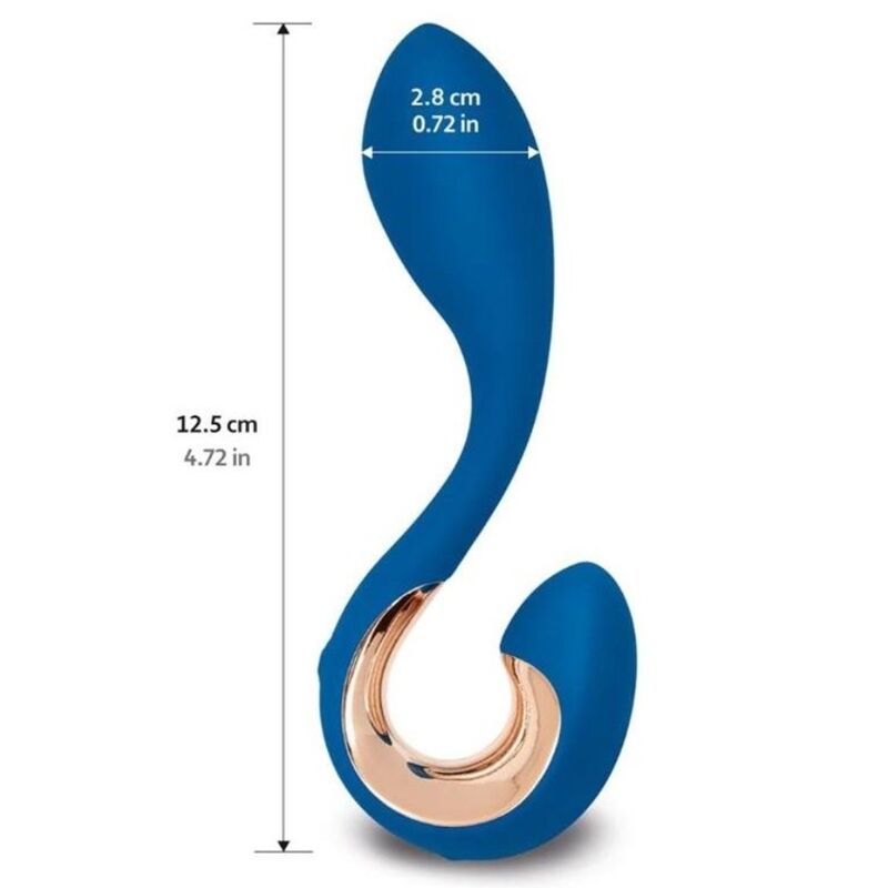 G-VIBE - GPOP 2 G IN P TOČKOVNI VIBRATOR INDIGO BLUE
