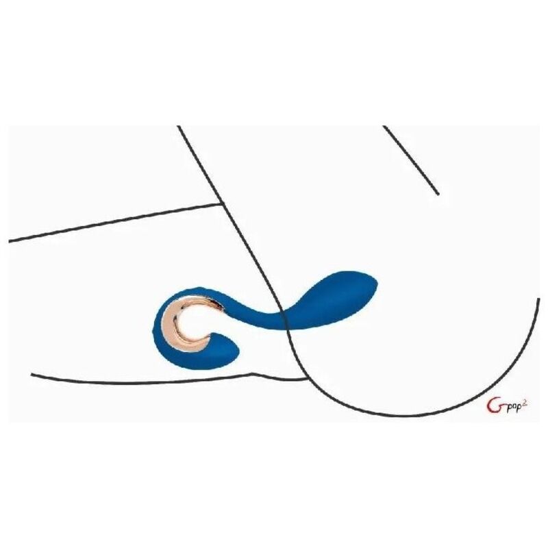 G-VIBE - GPOP 2 G IN P TOČKOVNI VIBRATOR INDIGO BLUE