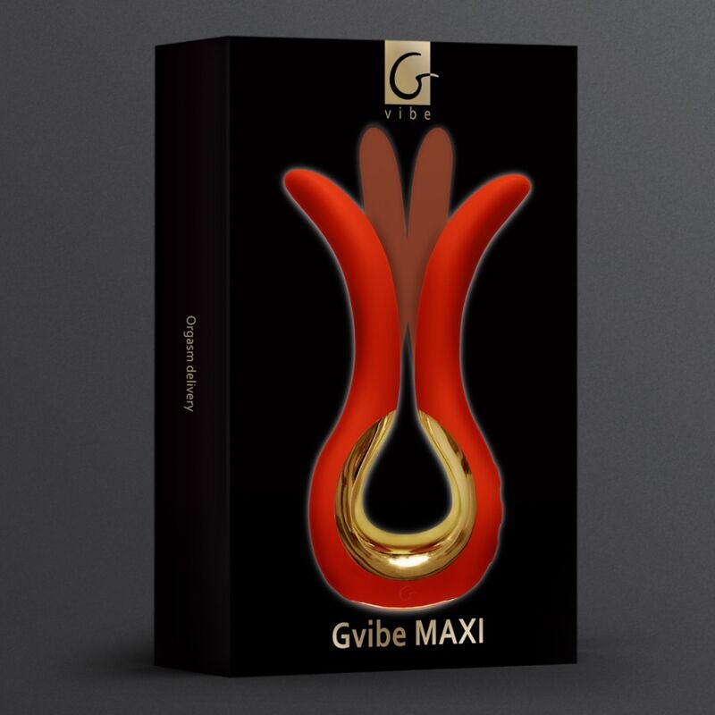 G-VIBE - GVIBE MAXI VIBRATOR Z DVEMA FLEKSIBILNIMA KONICAMA CORAL